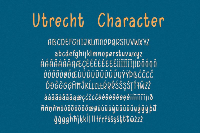 Utrecht Font (2)