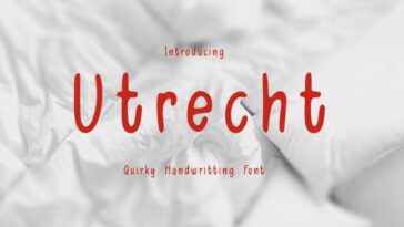 Utrecht Font