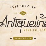 Antiqueline Script Font