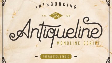 Antiqueline Script Font