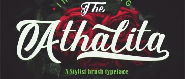 Athalita Brush Stylist Font