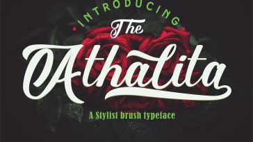 Athalita Brush Stylist Font