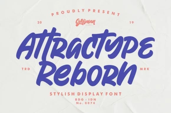 Attractype Reborn Font 1