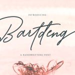 Bartdeng Handwritten Font