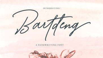 Bartdeng Handwritten Font