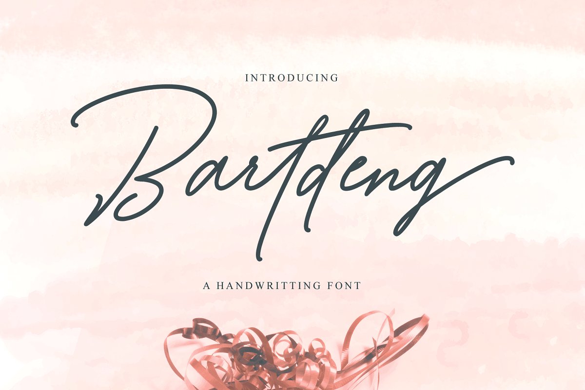 Bartdeng Handwritten Font