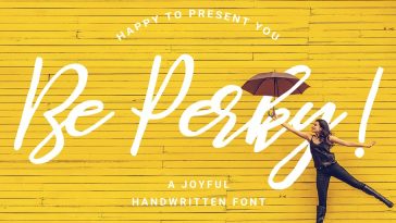 Be Perky Handwritten Font