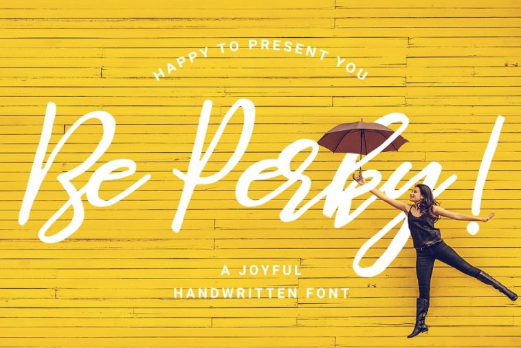 Be Perky Handwritten Font