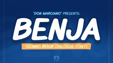 Benja Comic Book Font