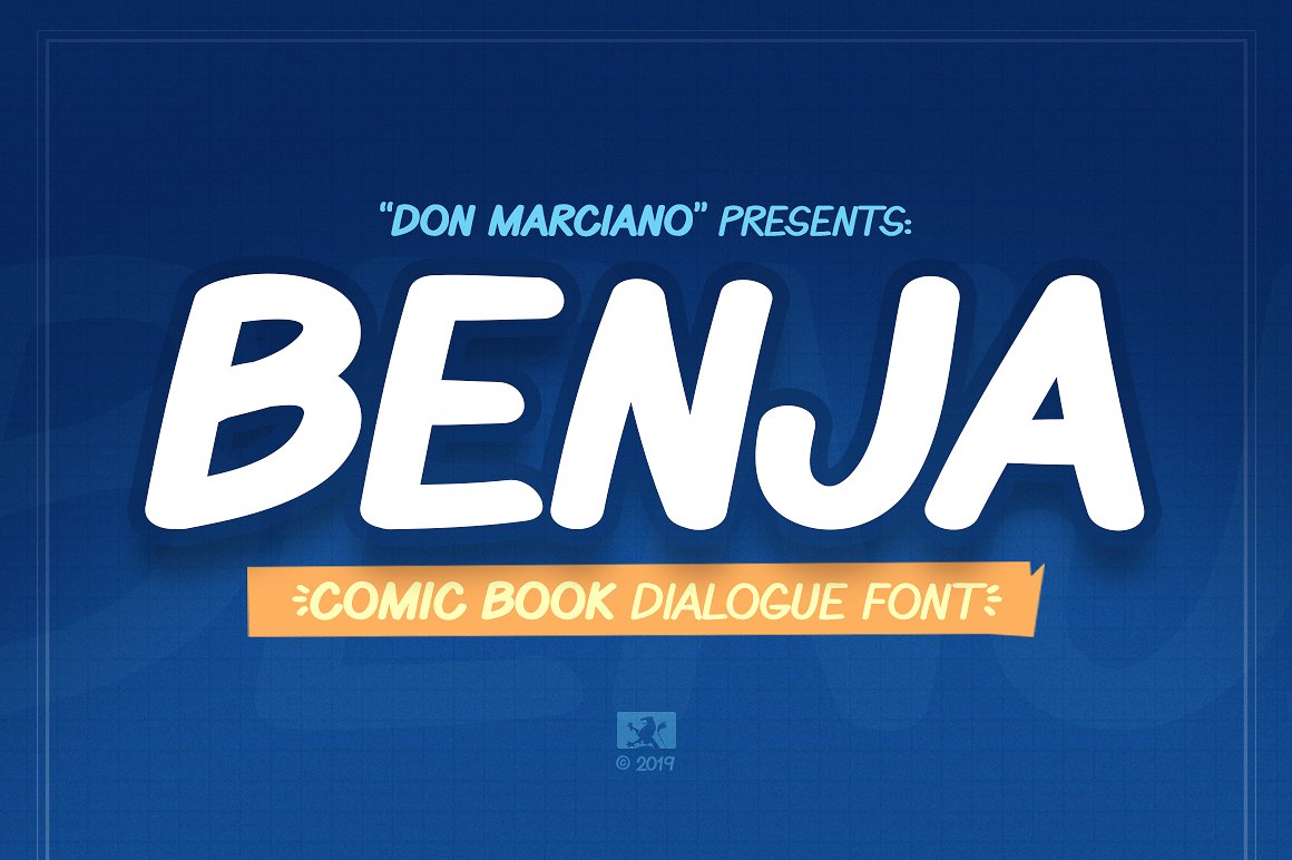 Benja Comic Book Font