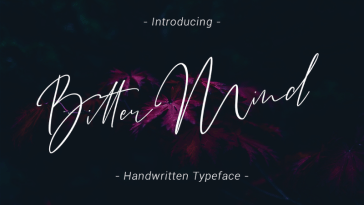 Bitter Mind Script Font