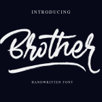 Brother Brush Font