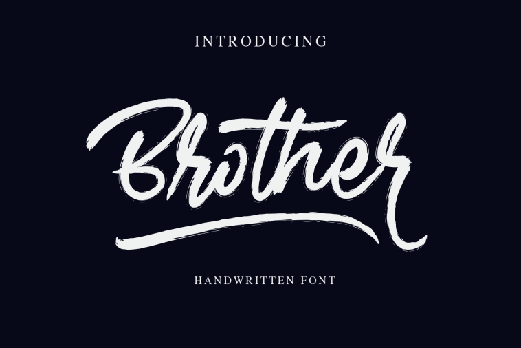 Brother Brush Font