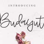 Budayut Signature Font