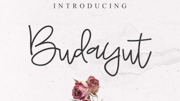 Budayut Signature Font