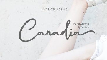 Canadia Script Handwritten Font