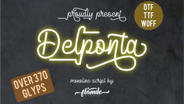 Delponta Script Font