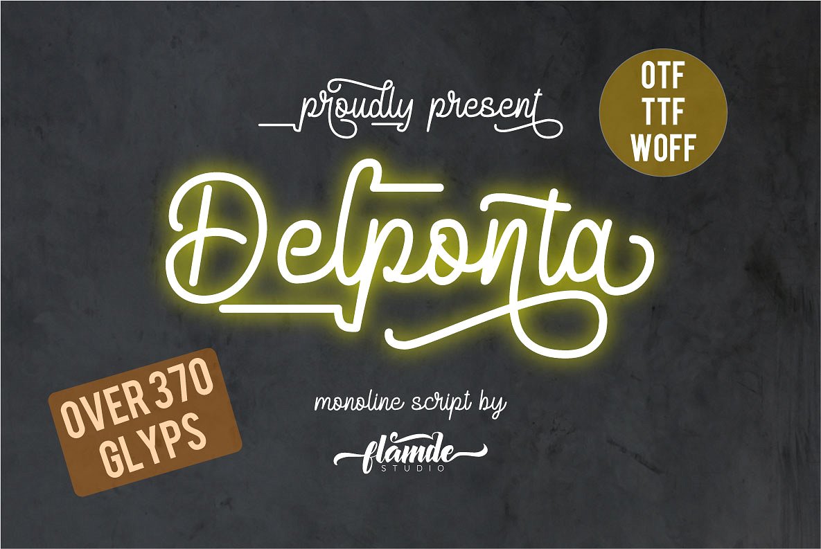 Delponta Script Font