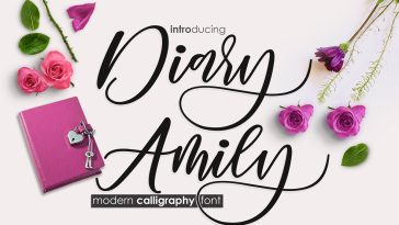 Diary Amily Script Font