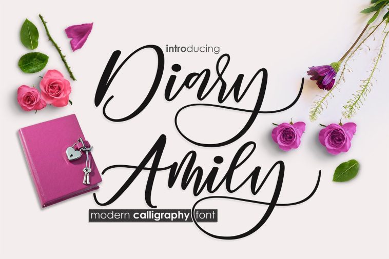 Diary Amily Script Font