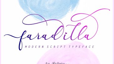 Faradilla Script Font