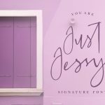 Just Jessy Signature Font