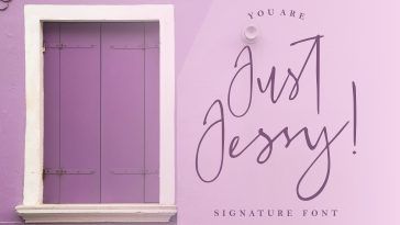 Just Jessy Signature Font