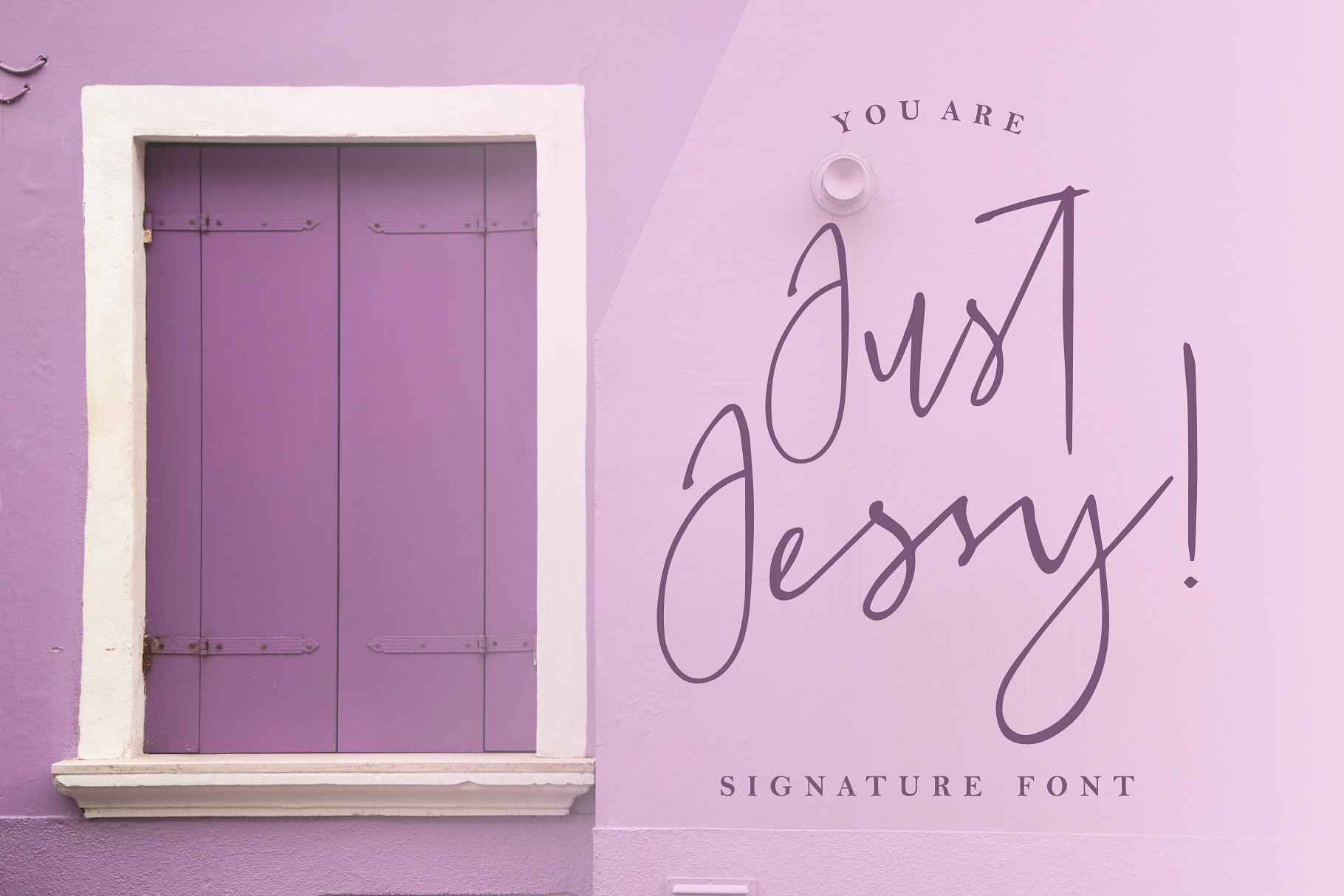 Just Jessy Signature Font