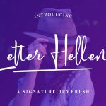 Letter Hellen Signature Font