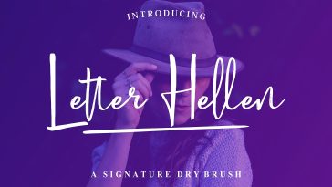 Letter Hellen Signature Font