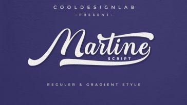 Martine Script Font