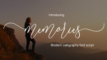 Memories Script Font