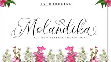 Molandika Calligraphy Font