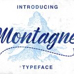 Montagne Script Font