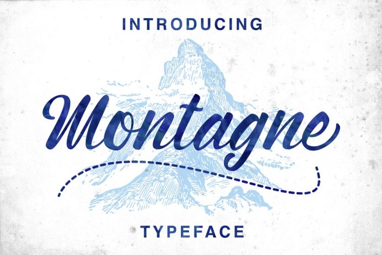 Montagne Script Font