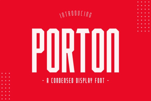 Porton Display Font 1