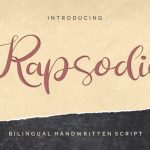 Rapsodie Script Font