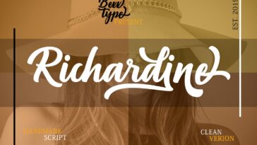 richardine font