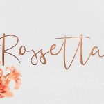 Rossetta Script Font