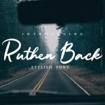 Ruthen Back Stylish Font (1)