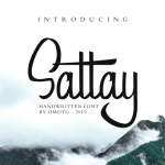 Sattay Script Font