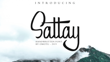 Sattay Script Font