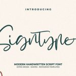 Signtype Script Font 1