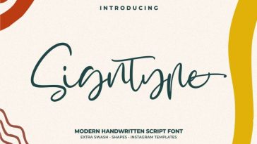 Signtype Script Font 1