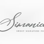 Simanice Signature Font