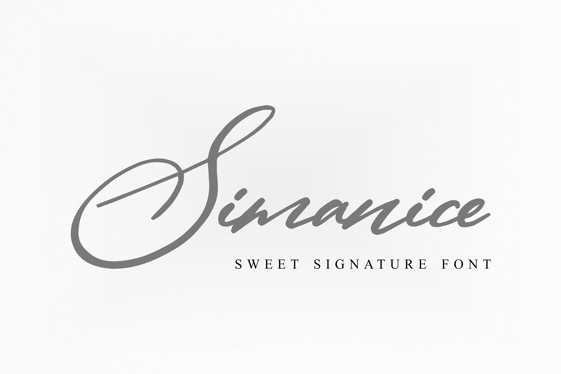 Simanice Signature Font