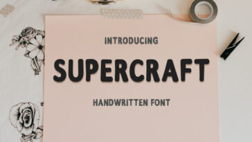 Supercraft Font 1