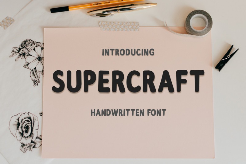 Supercraft Font 1