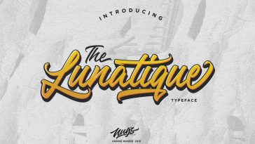 The Lunatique Script Font