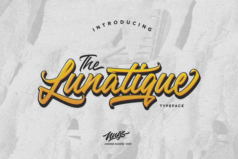 The Lunatique Script Font